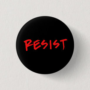 Resist Button - Klein