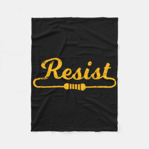 Resist Cadeauidee voor elektrische ingenieurs Fleece Deken
