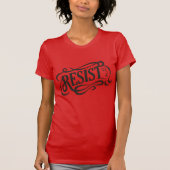 Resist Crewneck-T-shirt - Rood T-shirt (Voorkant)