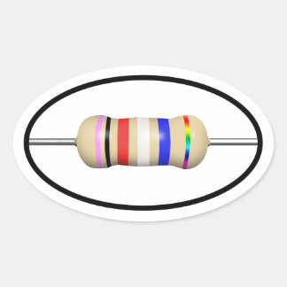 Resist Ellipse sticker Set van 4