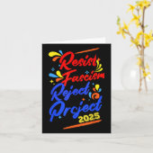 Resist Fascism Reject 2025 Kaart (Gele Bloem)