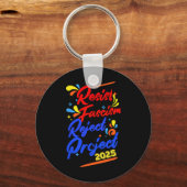 Resist Fascism Reject 2025 Sleutelhanger (Voorkant)
