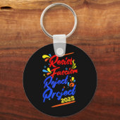 Resist Fascism Reject 2025 Sleutelhanger (Voorkant)