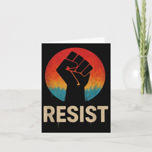Resist Fist Kaart (Voorkant)