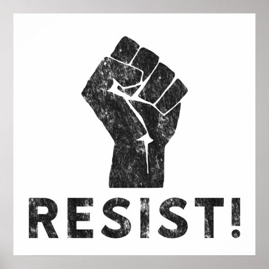 Resist Fist Poster (Voorkant)
