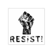 Resist Fist Rubberstempel (Afrduk)