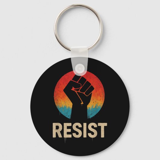 Resist Fist Sleutelhanger (Voorkant)