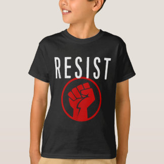 Resist Fist T Shirt - deel uitmaken van het verzet