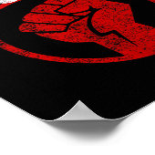 Resist Fist T Shirt - deel uitmaken van het verzet Poster (Hoek)