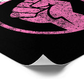 Resist Fist T Shirt - deel uitmaken van het verzet Poster (Hoek)