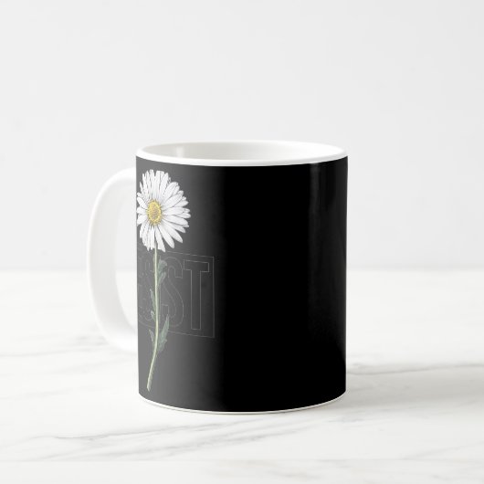 Resist Floral Anti Trump Litical Resistance Daisy  Koffiemok (Voorkant links)