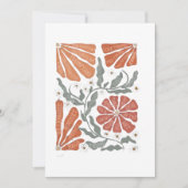 RESIST Floral Anti Trump Politiek Protest Feestdagenkaart (Voorkant)