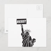 Resist_for_Liberty Briefkaart (Voorkant / Achterkant)