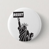 Resist_for_Liberty Ronde Button 5,7 Cm (Voorkant)