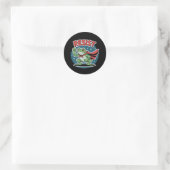 Resist Frog Portland Frog Protest for Men Women Ronde Sticker (Tas)