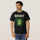 Resist Frog Portland Frog Protest for Men Women  T-shirt (Voorkant volledig)
