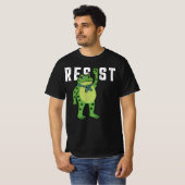 Resist Frog Portland Frog Protest for Men Women T-shirt (Voorkant volledig)
