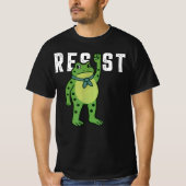 Resist Frog Portland Frog Protest for Men Women T-shirt (Voorkant)