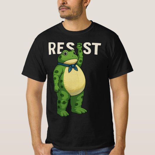 Resist Frog Portland Frog Protest for Men Women T- T-shirt (Voorkant)