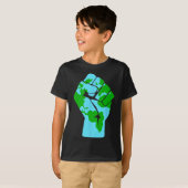 #resist Globale Opwarming Moeder Aarde Milieu Anti T-shirt (Voorkant volledig)