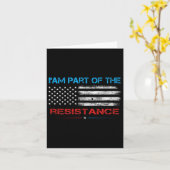Resist Ik maak deel uit van het verzet tegen Trump Kaart (Gele Bloem)