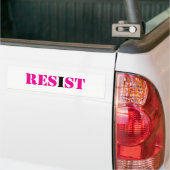 RESIST; Ik verzet me tegen beweging tegen verzet Bumpersticker (Op Truck)