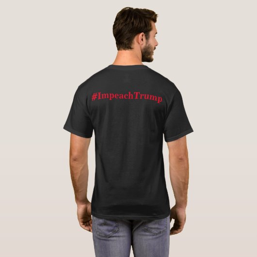RESIST — Impeach Trump T-Shirt (Achterkant volledig)