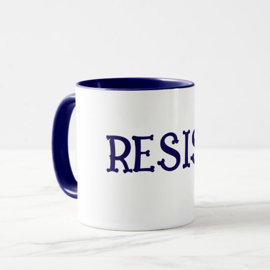RESIST-koffie-mok Mok (Voorkant links)