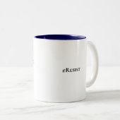 #Resist koffiemok Tweekleurige Koffiemok (Voorkant rechts)