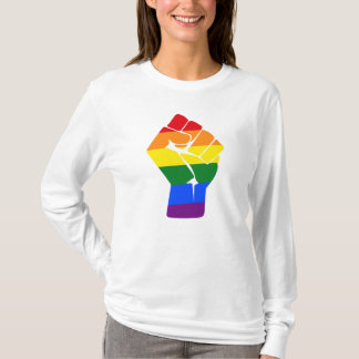 #Resist LGBT Rainbow Fist Protest T-shirt
