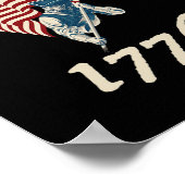 Resist Like It's 1776 Conservatieve Vlag Amerikaan Poster (Hoek)