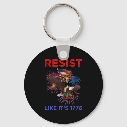 Resist Like It's 1776 Sleutelhanger (Voorkant)