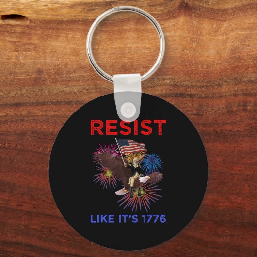 Resist Like It's 1776 Sleutelhanger (Achterkant)
