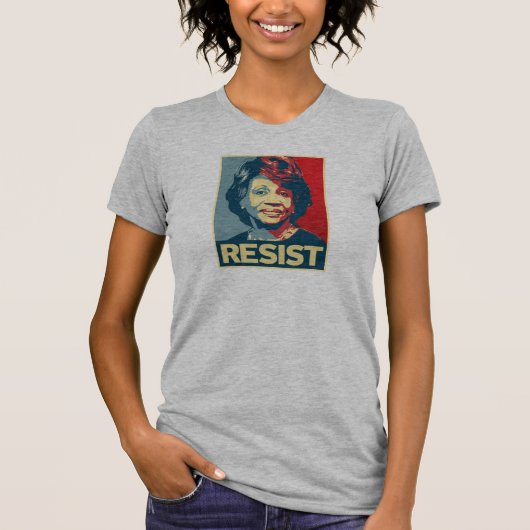 RESIST - Maxine Waters Propaganda Poster - T-shirt (Voorkant)