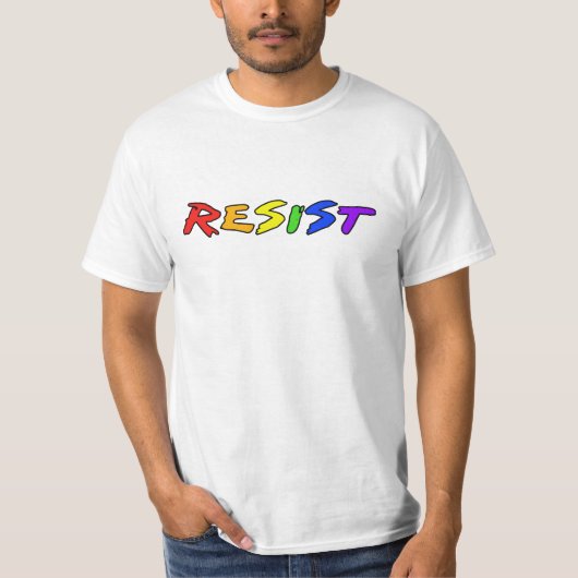 Resist met Pride (tot 4x!) T-shirt (Voorkant)