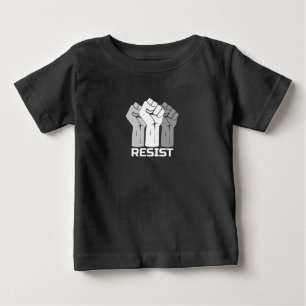 Resist met vuist - in wit 0003