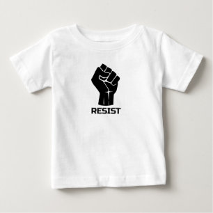 Resist met vuist - in zwart