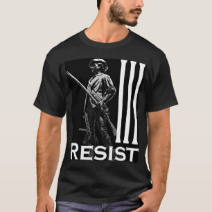 Resist Minuteman 2 Black T-shirt