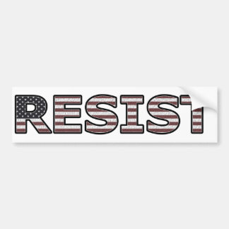 RESIST - Patriottisch Bumpersticker