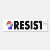 Resist (patriottisch) bumpersticker (Voorkant)