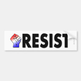 Resist (patriottisch) bumpersticker