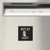 Resist Penguin Activism - Funny Resist Penguin Act Magneet (Insitu (Vaatwasser))