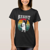 RESIST PENGUIN Shirt Resist Penguin Activisme Grap (Voorkant)
