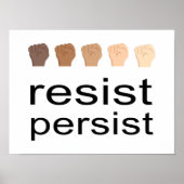 Resist Persist Poster (Voorkant)
