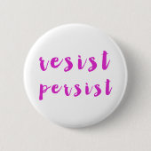 Resist Persist Ronde Button 5,7 Cm (Voorkant)