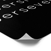 Resist Persistent - Motivatie T-Shirt Fo Poster (Hoek)