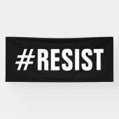 #Resist Politieke Protestmars – Lang Spandoek (Horizontaal)