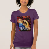 "Resist" President Trump met Rosie T-shirt (Voorkant)
