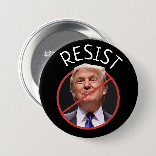RESIST Protest Anti Donald Trump Button (Voorkant /achterkant)
