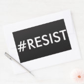 #RESIST RECHTHOEKIGE STICKER (Envelop)
